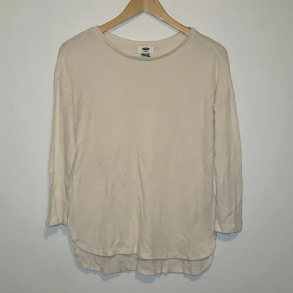 Cream white girl shirt